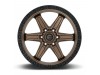 Fuel 1PC D699 Kicker Matte Bronze Black Bead Ring Wheel (20