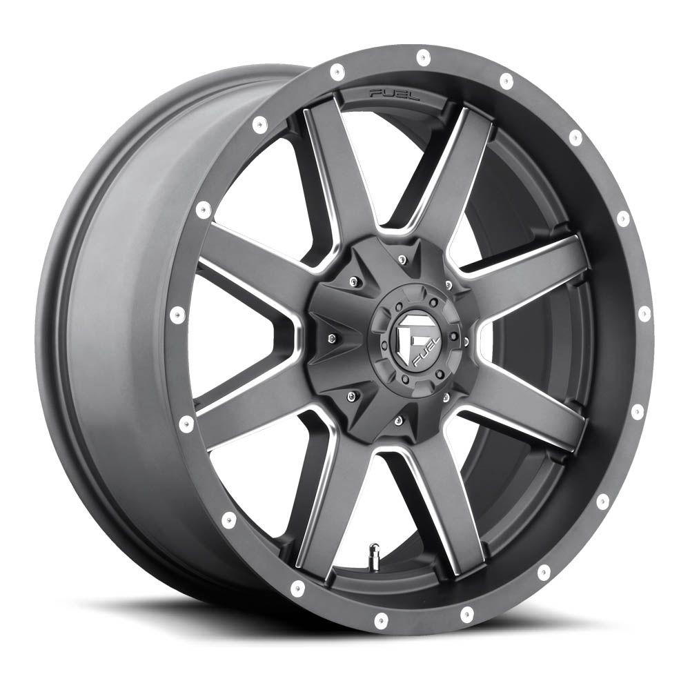 Fuel 1PC D542 Maverick Matte Gun Metal Milled Wheel (20