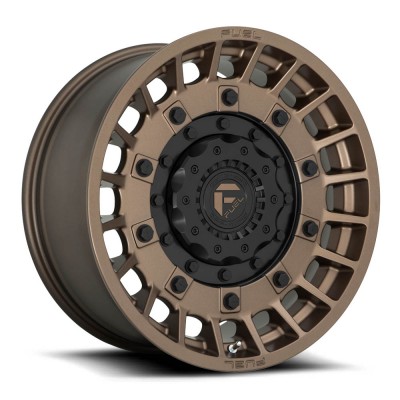 Fuel 1PC D725 MILITIA Matte Bronze & Black Wheel (17