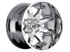 Fuel 1PC D508 Octane Chrome Plated Wheel (20