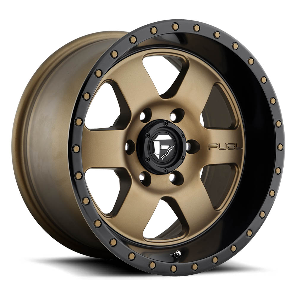 Fuel 1PC D617 Podium Matte Bronze Black Bead Ring Wheel 20" x 9" | GMC Sierra 1500 2019-2022