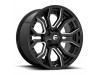 Fuel 1PC D711 RAGE GLOSS BLACK MILLED Wheel (24