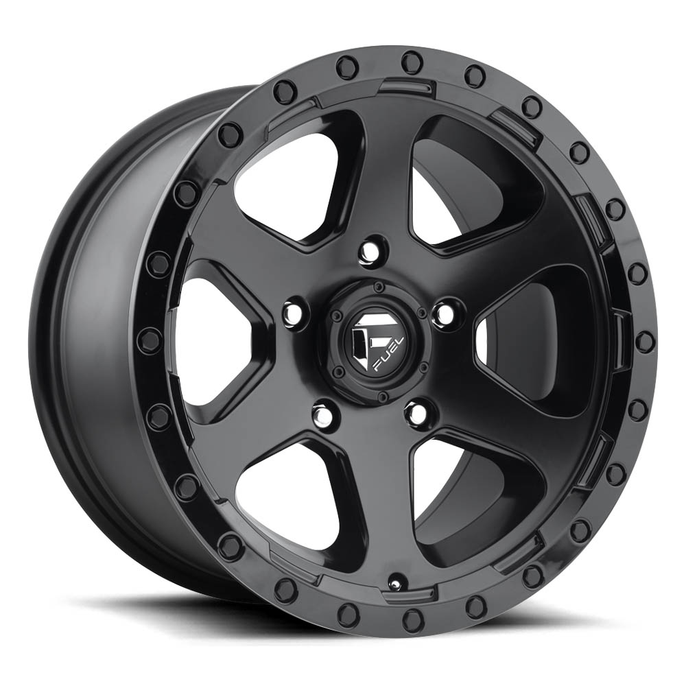 Fuel 1PC D589 Ripper Matte Black Gloss Black Lip Wheel 20" x 9" | Ford F-150 2021-2023