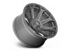 Fuel 1PC D705 Siege Brushed Gun Metal Tinted Clear Wheel (26