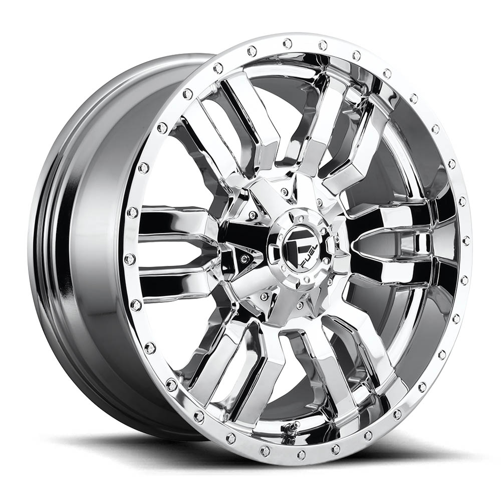 Fuel 1PC D631 Sledge Chrome Plated Wheel (20