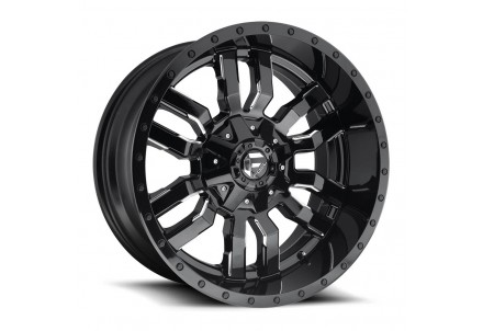 Fuel 1PC D595 Sledge Gloss Black Milled Wheel 22" x 9.5" | Chevrolet Silverado 1500 2019-2022