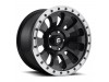 Fuel 1PC D629 Tactic Matte Black Machined Ring Wheel (17