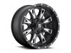 Fuel 1PC D513 Throttle Matte Black Milled Wheel (18