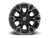 Fuel 1PC D569 Vapor Matte Black Double Dark Tint Wheel (22