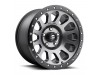 Fuel 1PC D601 Vector Matte Gun Metal Black Bead Ring Wheel (18