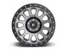 Fuel 1PC D601 Vector Matte Gun Metal Black Bead Ring Wheel (18