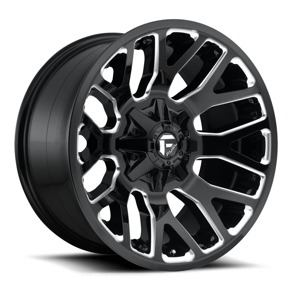 Fuel 1PC D623 Warrior Gloss Black Milled Wheel 20" x 9" | Chevrolet Tahoe 2021-2023