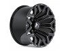 Hartes Metal Hawkish Black Edge Milled Milled Dimple Wheel (20" x 10.0", -18  Offset, 8x170 Bolt Pattern, 125.2mm Hub) vzn119589