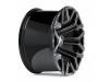 Hartes Metal Hawkish Black Edge Milled Milled Dimple Wheel (20" x 10.0", -18  Offset, 8x170 Bolt Pattern, 125.2mm Hub) vzn119589