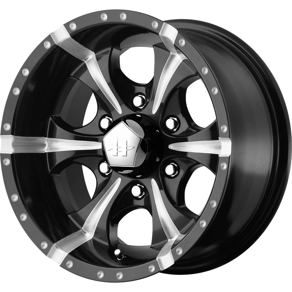 Helo HE791 MAXX Gloss Black Milled Wheel (16