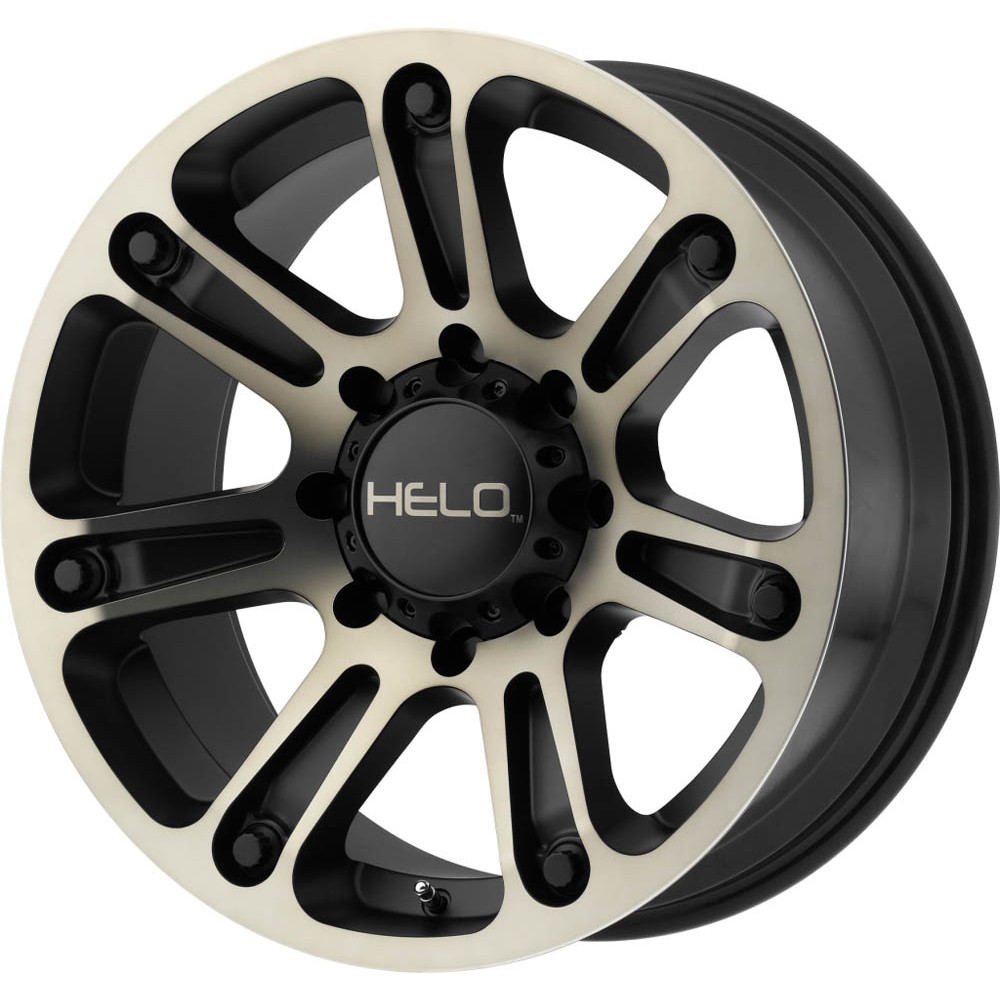 Helo HE904 Satin Black Machined Dark Tint Wheel (17