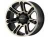 Helo HE904 Satin Black Machined Dark Tint Wheel (17