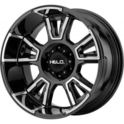 Helo HE914 Gloss Black Machined Wheel (20