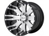 Helo HE917 Gloss Black Machined Wheel (20