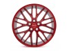 INOVIT Blitz Gloss Candy Red Tint Machined Face Red Wheel (19" x 8.5", +35  Offset, 5x114.3 Bolt Pattern, 73.1mm Hub) vzn119495