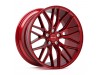 INOVIT Blitz Gloss Candy Red Tint Machined Face Red Wheel (19" x 8.5", +35  Offset, 5x114.3 Bolt Pattern, 73.1mm Hub) vzn119495