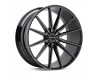 INOVIT Frixion6 Black Machined Face Ball Cut Milled Satin Dark Tint Wheel (24" x 10", +25  Offset, 6x135 Bolt Pattern, 87.1mm Hub) vzn119557