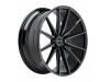 INOVIT Frixion6 Black Machined Face Ball Cut Milled Satin Dark Tint Wheel (24" x 10", +25 Offset, 6x139.7 Bolt Pattern, 106.3mm Hub) vzn119305