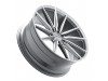 INOVIT Frixion6 Silver Machined Face Ball Cut Milled Satin Lacquer Wheel (24" x 10", +25 Offset, 6x139.7 Bolt Pattern, 106.3mm Hub) vzn119306