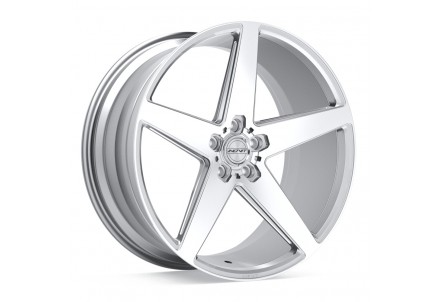 INOVIT Rotor Silver Machined Face Ball Cut Milled Satin Lacquer Wheel 22" x 9.0" | Dodge Charger (RWD) 2011-2023