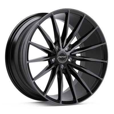 INOVIT Torque Black Machined Face Satin Dark Tint Wheel (19" x 9.5", +40 Offset, 5x120 Bolt Pattern, 72.6mm Hub) vzn119295