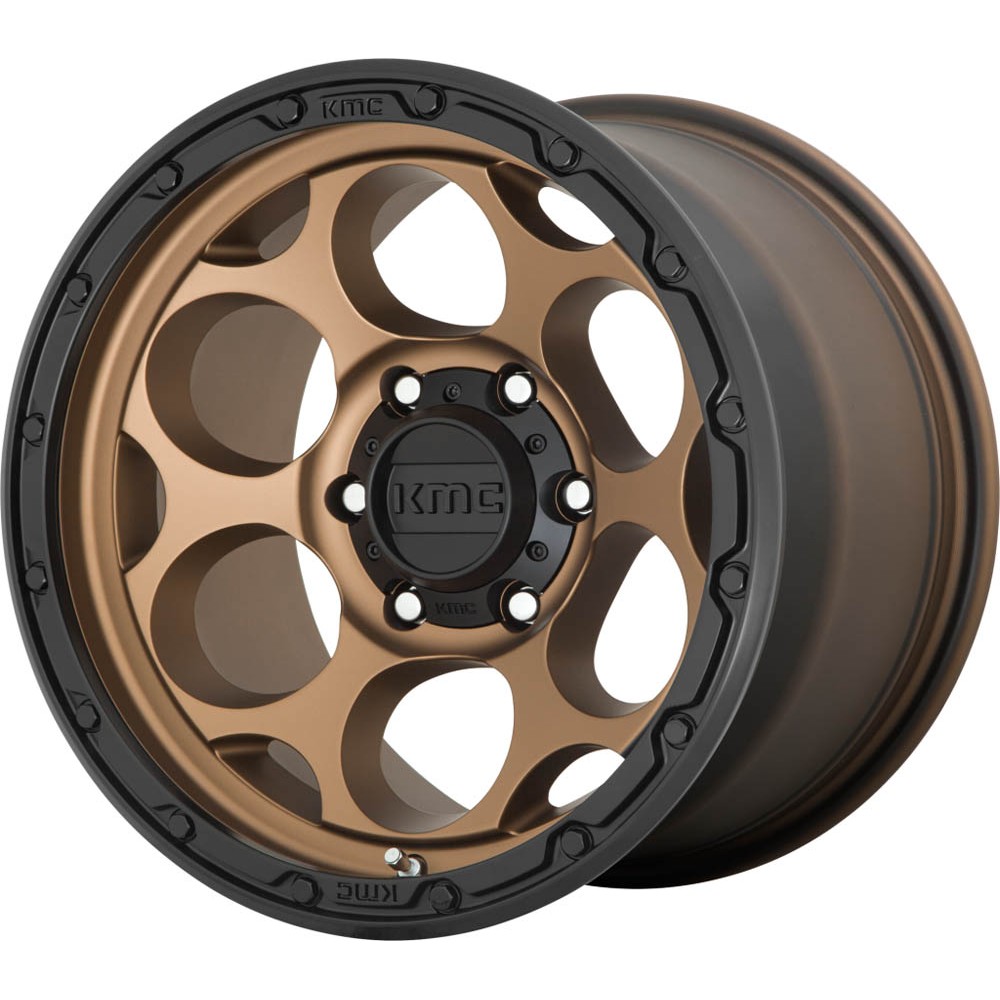 KMC KM541 DIRTY HARRY Matte Bronze With Black Lip Wheel 18" x 8.5" | Ford F-150 2021-2023