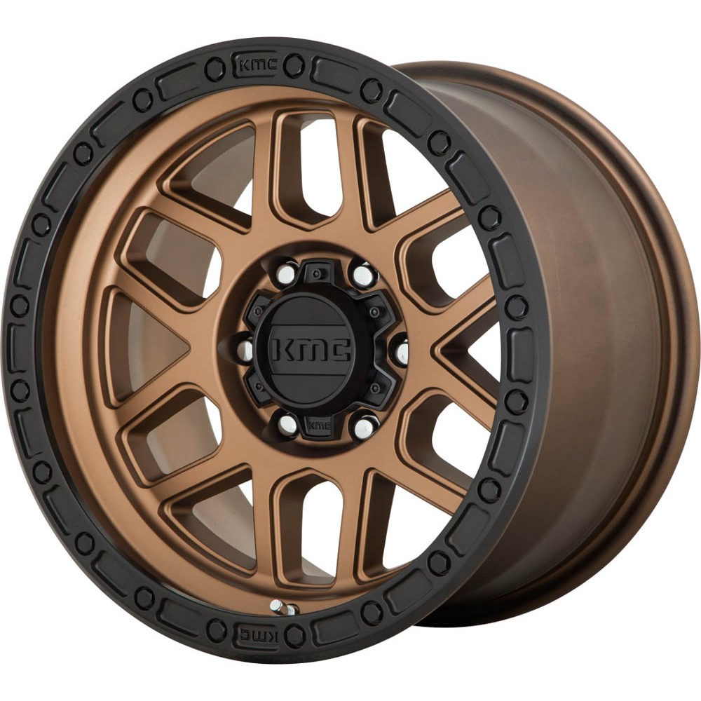 KMC KM544 MESA Matte Bronze With Black Lip Wheel 20" x 9" | Chevrolet Tahoe 2021-2023