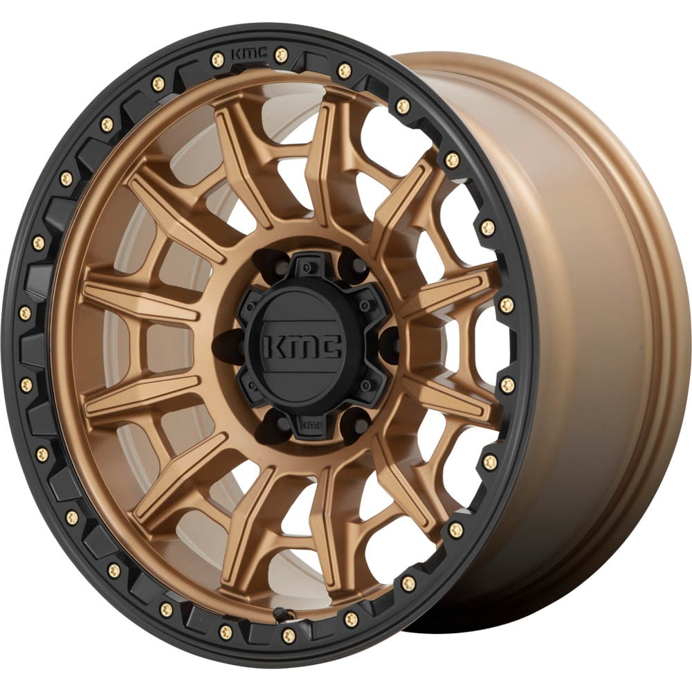 KMC KM547 CARNAGE Matte Bronze With Black Lip Wheel (17