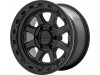 KMC KM548 CHASE Satin Black With Gloss Black Lip Wheel (20