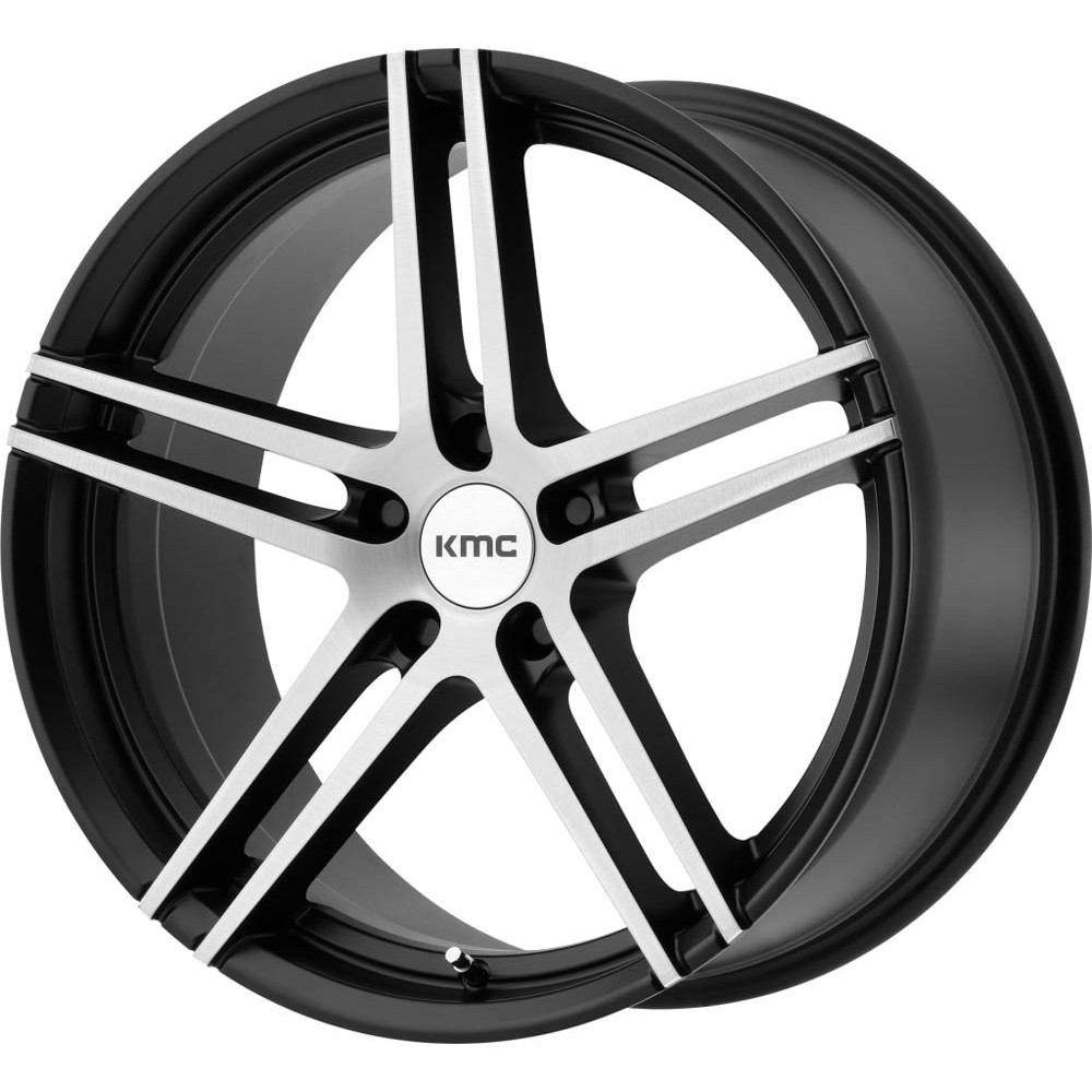 KMC KM703 MONOPHONIC Satin Black Brushed Wheel (18