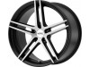 KMC KM703 MONOPHONIC Satin Black Brushed Wheel (18