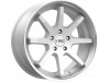 KMC KM715 REVERB Brushed Silver Chrome Lip Wheel (20