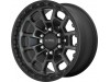 KMC KM718 SUMMIT Satin Black With Gray Tint Wheel (17