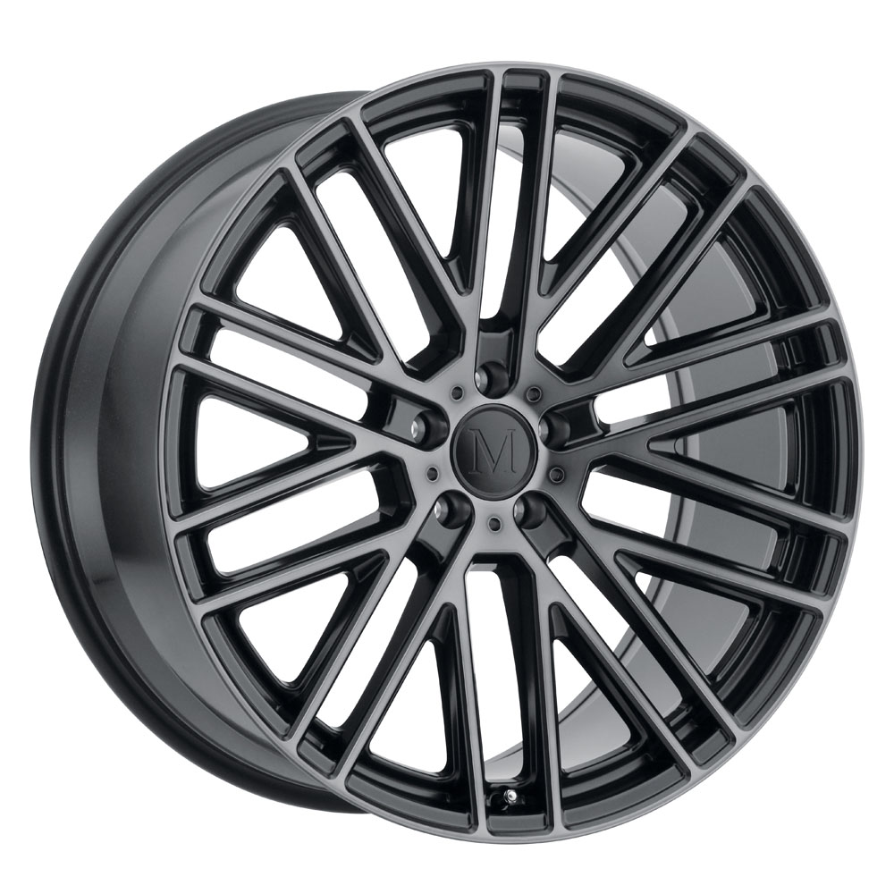 Mandrus MASCHE SEMI GLOSS BLACK With MIRROR CUT FACE Wheel (17