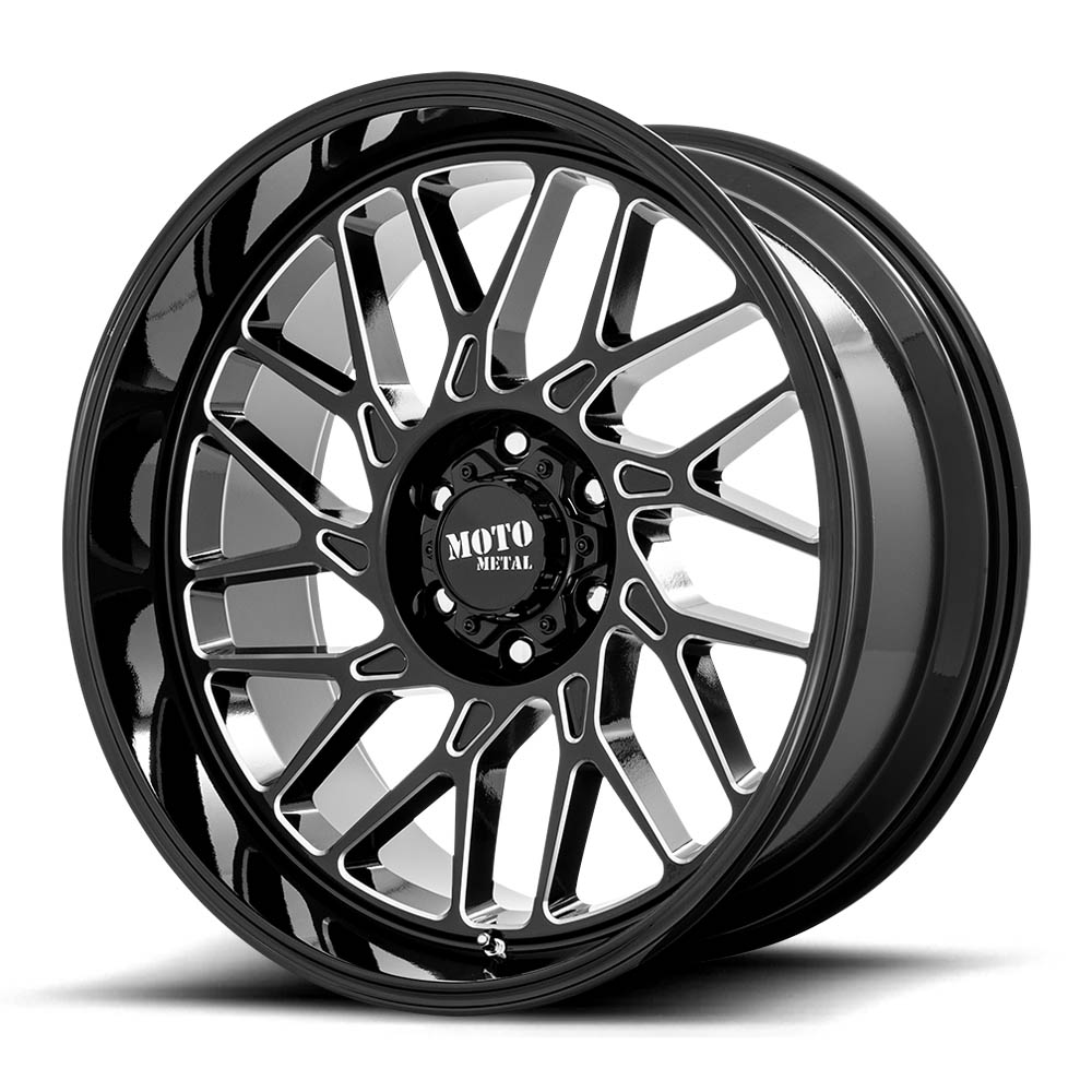 Moto Metal MO805 Gloss Black Milled Wheel (20