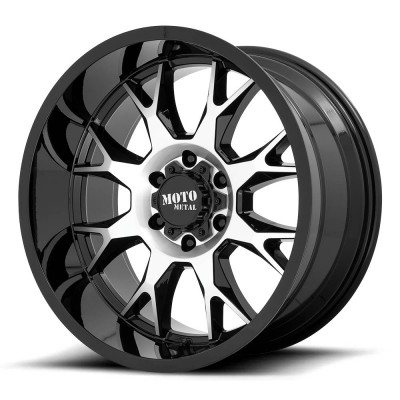 Moto Metal MO806 Gloss Black Machined Wheel (20