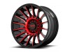 Moto Metal MO807 Gloss Black Machined With Red Tint Wheel (20