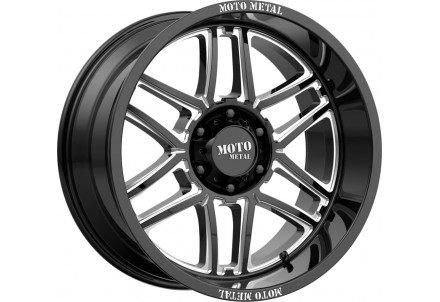 Moto Metal MO992 FOLSOM Gloss Black Milled Wheel 20" x 9" | Chevrolet Tahoe 2021-2023