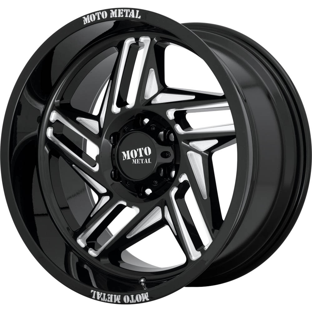 Moto Metal MO996 RIPSAW Gloss Black Milled Wheel (20