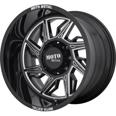 Moto Metal MO997 HURRICANE Gloss Black Milled Left Directional Wheel (20