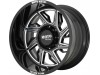 Moto Metal MO997 HURRICANE Gloss Black Milled Right Directional Wheel (22