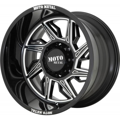 Moto Metal MO997 HURRICANE Gloss Black Milled Right Directional Wheel (20