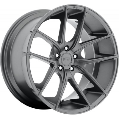 Niche 1PC M129 TARGA MATTE GUN METAL Wheel (17