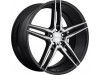 Niche 1PC M169 TURIN MATTE BLACK MACHINED Wheel (20