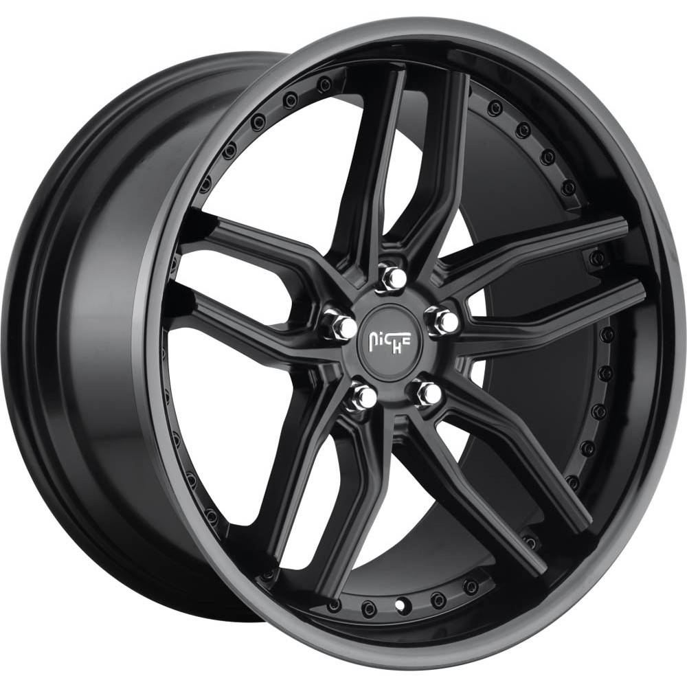 Niche 1PC M194 METHOS GLOSS BLACK MATTE BLACK Wheel 20" x 10.5" | Chevrolet Camaro 2016-2023